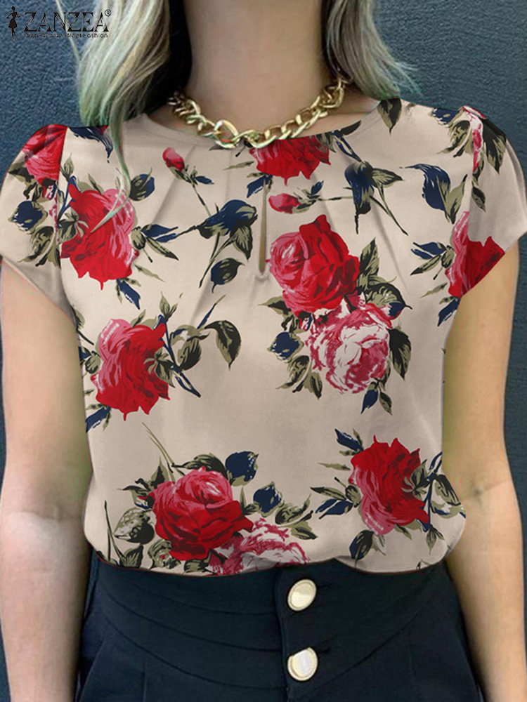 Romper Floral Print - ZANZEA Estate Della Boemia Manica Corta