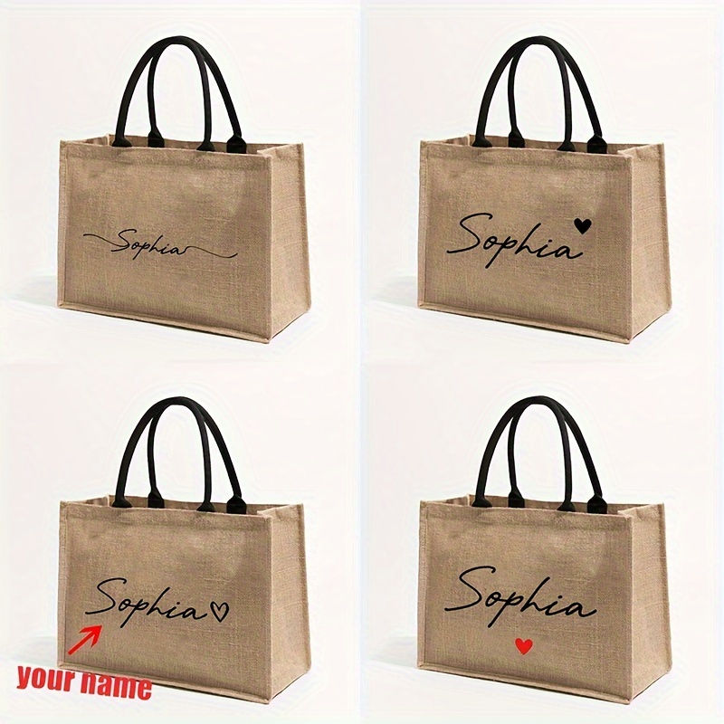 Tote Bag Beach - Borsa da Spiaggia Personalizzata con Nome