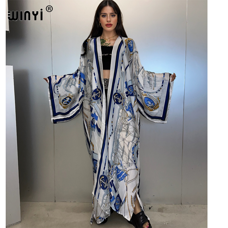 WINYI kimono estivo, caftano d - Cover Up Kaftan recensione e prezzo