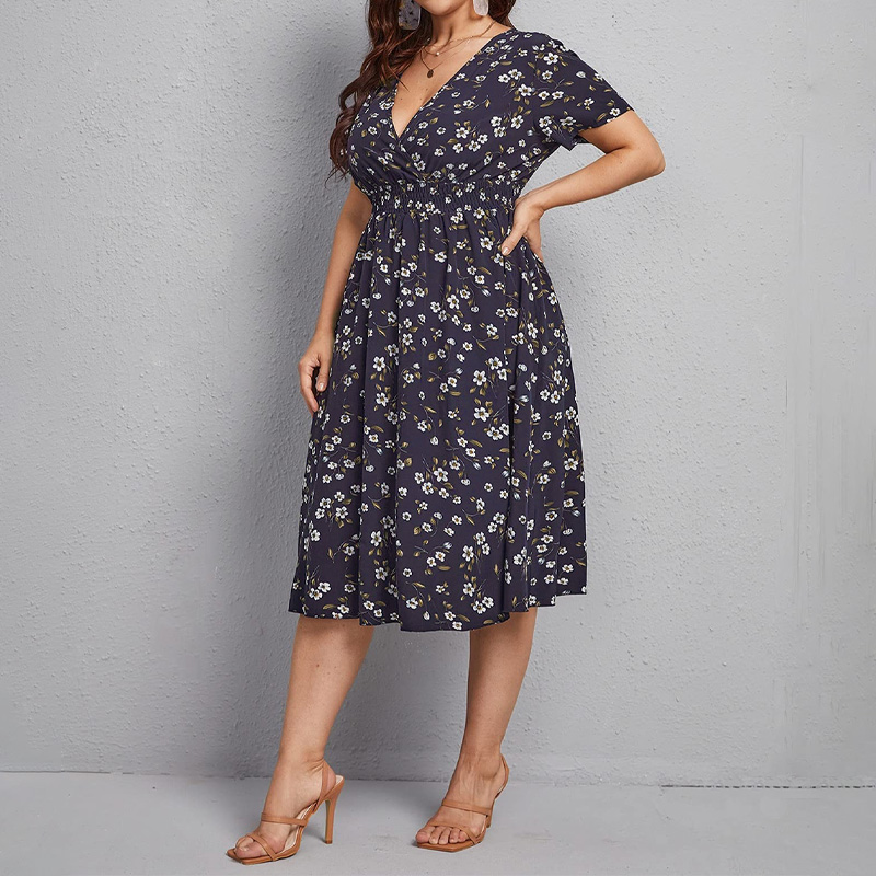 Abito da donna taglie forti, a - Romper Floral Print recensione e prezzo