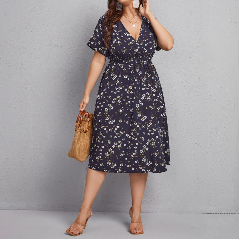 Abito da donna taglie forti, a - Romper Floral Print recensione e prezzo