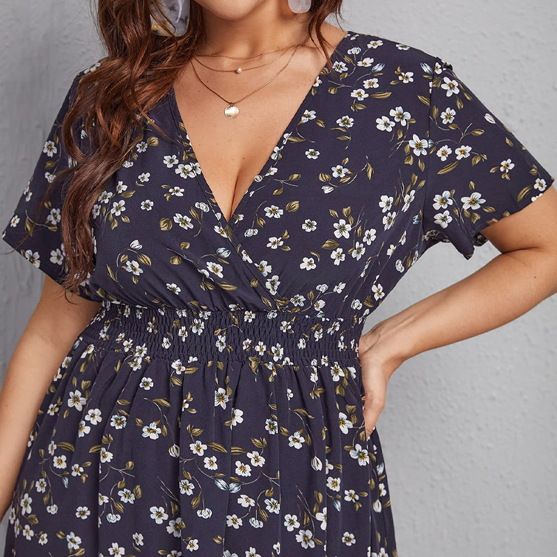Abito da donna taglie forti, a - Romper Floral Print recensione e prezzo