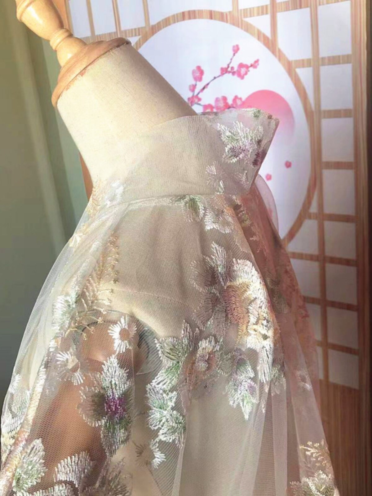 Kimono lungo in stile giappone - Kimono Sheer Floral recensione e prezzo